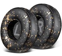 SOULWIT Almohadillas de Repuesto para Auriculares AKG N60/N60NC Inalámbricos (no Aptos para N60NC con Cable), Almohadillas con Espuma de Alta Densidad para Aislamiento del Negro Dorado