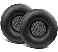 SOULWIT Almohadillas de Repuesto para Auriculares de 50 mm para Jabra Pro 9400/9450/9460/9470/925/929/930, Almohadillas para Auriculares Jabra Biz 2400/BIZ 2400II/BIZ 1500/GN2000/UC Voice 550-Negro