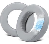 SOULWIT Almohadillas de Repuesto para Beyerdynamic DT700 Pro X(DT 700 Prox)/DT900 Pro X(DT 900 Prox) Auriculares, Almohadillas con Tejido Transpirable Ice Silk, Espuma de Alta Densidad-Gris