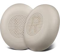 SOULWIT Almohadillas de Repuesto para Jabra Evolve2 65 (65MS 65UC USB)/Evolve2 40 (40UC 40MS USB)/Elite 45h Auriculares inalámbricos de oído, Recambio Almohada Cascos con Cuero Proteica más Suave