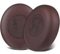 SOULWIT Almohadillas de Repuesto para Jabra Evolve2 65 (65MS 65UC USB)/Evolve2 40 (40UC 40MS USB)/Elite 45h Auriculares inalámbricos de oído, Recambio Almohada Cascos con Cuero Proteica más Suave