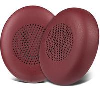 SOULWIT Almohadillas de Repuesto para Jabra Evolve2 65 (65MS 65UC USB)/Evolve2 40 (40UC 40MS USB)/Elite 45h Auriculares inalámbricos de oído, Recambio Almohada Cascos con Cuero Proteica más Suave