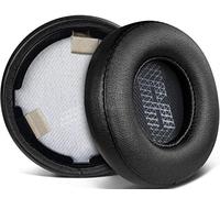 SOULWIT Almohadillas de Repuesto para JBL Live 460NC / Live 460 NC Auriculares inalámbricos en la Oreja, Cojines de Almohadillas con Cuero de proteína más Suave, Espuma de Aislamiento de Ruido-Negro