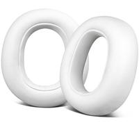 SOULWIT Almohadillas de Repuesto para Logitech G735 Auriculares, Almohadillas de Piel Sintética más Suave, Espuma Aislante del Ruido - Blanco