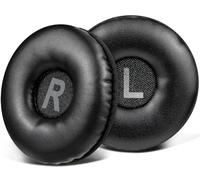 SOULWIT Almohadillas de Repuesto para Logitech H390 H600 H609 H760 con Cuero Proteica Suave, Espuma de Aislamiento de Ruido (Negro)