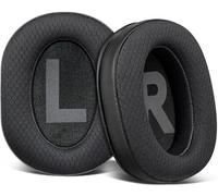 SOULWIT Almohadillas de Repuesto para Plantronics (Poly) Rig 600 Pro (HS/HX) Auriculares, Rig 700(HD/HX/HS), Rig 700 Pro(HS/HX), Rig 800(HD/HS/LX), Rig 800 Pro(HD/HX/HS), Rig 900 MAX HX - MF Negro