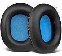 SOULWIT Almohadillas de Repuesto para Sennheiser HD6 Mix/HD7 DJ/HD8 DJ Headphones, Almohada Cascos con proteína de Cuero más Suave, Espuma de Alta Densidad Que aísla el Ruido