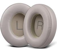 SOULWIT Almohadillas de Repuesto para Shure Aonic 50 Gen 1/Gen 2 Auriculares, Recambio Almohada con Cuero Proteica Más Suave, Espuma de Alta Densidad Aislante del Ruido-Duna de Arena