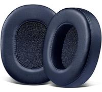 SOULWIT Almohadillas de Repuesto para Skullcandy Hesh 3/ANC/EVO & Crusher Wireless/ANC/EVO & Venue ANC Auriculares, Almohadillas de Piel Proteica, Espuma Aislante del Ruido - Azul Marino