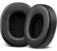 SOULWIT Almohadillas de Repuesto para Skullcandy Hesh 3/ANC/EVO & Crusher Wireless/ANC/EVO/Venue ANC Auriculares, con Cuero de Proteína Suave (Negro)