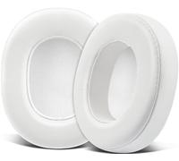 SOULWIT Almohadillas de Repuesto para Skullcandy Hesh 3/ANC/EVO & Crusher Wireless/ANC/EVO & Venue ANC Auriculares, Almohadillas de Piel Proteica, Espuma Aislante del Ruido - Blanco