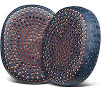 SOULWIT Almohadillas de Repuesto para Skullcandy Riff,Riff2 Wired/Wireless On-Ear Auriculares, Almohadillas para los oídos con Cuero más Suave, Espuma de Aislamiento del Ruido-Azul