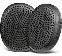 SOULWIT Almohadillas de Repuesto para Skullcandy Riff,Riff2 Wired/Wireless On-Ear Auriculares, Almohadillas para los oídos con Cuero más Suave, Espuma de Aislamiento del Ruido-Negro