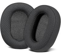 SOULWIT Almohadillas de Repuesto para Sony Inzone H5(WH-G500) Auriculares Inalámbricos para Juegos, Almohadillas para los Oídos con Tejido de Textura de Fútbol, Espuma de Aislamiento del Ruido