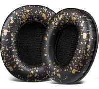 SOULWIT Almohadillas de Repuesto para Sony MDR 7506/MDR V6/MDR V7 y MDR CD900ST Auriculares - Negro Dorado