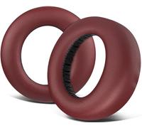 SOULWIT Almohadillas de Repuesto para Sony Playstation 5 Pulse PS5 3D Auriculares, Cuero de Proteína Suave, Espuma de Alta Densidad-Borgogna