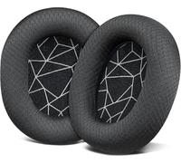 SOULWIT Almohadillas de Repuesto para SteelSeries Arctis 1/3/5/Arctis 7/7+/7P/7P+/7X/7X+/9/9X/Pro/Prime(Do Not Fit Any Arctis Nova) Auriculares, con Espuma de Aislamiento de Ruido-Negro (Línea Blanca)