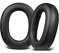 SOULWIT Almohadillas de Repuesto Profesionales para Jabra Elite 85h Auriculares Inalámbricos, Almohada Cascos con proteína de Cuero, Espuma Aislante del Ruido