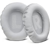 SOULWIT Almohadillas de Repuesto Profesionales para JBL Quantum 100/100X/100P/100M2 (Q100/Q100X/Q100P/Q100M2), Quantum 350 (Q350) Auriculares, Almohadillas con Espuma de Alta Densidad, Piel Sintética