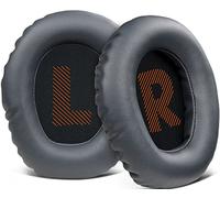 SOULWIT Almohadillas de Repuesto Profesionales para JBL Quantum 100/100X/100P/100M2 (Q100/Q100X/Q100P/Q100M2), Quantum 350 (Q350) Auriculares, Almohadillas con Espuma de Alta Densidad, Piel Sintética