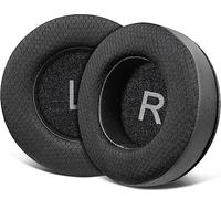 SOULWIT Almohadillas de Tela de Malla de Repuesto para AKG Pro Audio K52 K72 K92 M220 K240 K241 K242 K271 K272 K340 K550 K551 K553 S MKII MK2.con Espuma de Aislamiento de Ruido, Grosor Añadido