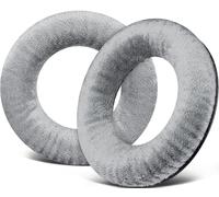 SOULWIT Almohadillas de Velour para Beyerdynamic DT770/Pro DT880/Pro DT 990/Pro DT1770 DT1990, Almohadillas para DT440/DT550/DT790/DT797/DT831/DT860/T70/T90/T5P/MMX300/TYGR 300R/HS200/HS400 - Plata