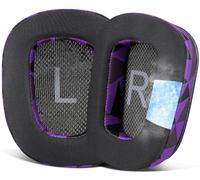 SOULWIT - Almohadillas Gel refrigerante para Logitech Auriculares G35 G930 G933 G933S G935 G633 G633S G635 G533 G430 G431 G432 G433, Almohadillas para Auriculares G332 G230 G231 G233