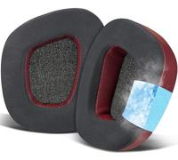 SOULWIT Almohadillas Gel refrigerante Repuesto para Corsair Void/Void v2/Void Pro/Void Elite/Surround Cable e inalámbricos RGB USB Juegos Auriculares, Cojines Cascos con Espuma Aislamiento del Ruido