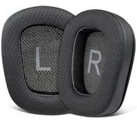 SOULWIT Almohadillas Malla para Logitech G935/G933/G930/G432/G35 - Negro | para G35/G930/G933/G935/G633/G635/G533/G430/G431/G432/G433/G332/G230/G231/G233 Auriculares