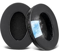 SOULWIT Almohadillas para Audio-Technica ATH M50X/M40X, HyperX Cloud/Alpha, SteelSeries Arctis, Recambio Almohada Cascos para Sony MDR-1ABT/1RBT/1RNC/7506, Turtle Beach Stealth 420X/600