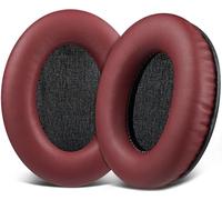 SOULWIT Almohadillas para HyperX Cloud (2/3/3S/1/Pro) - Borgoña | También para Cloud (Flight/Flight2/Stinger/Stinger2/Stinger 2 Core/Core), CloudX (Stinger/Flight) Auriculares
