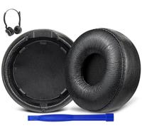 SOULWIT Almohadillas para Jabra Engage 55/65/75 (Versión Estéreo) Auriculares (No se Ajustan a Engage 50, Engage 55/65/75 Versión Mono), Almohadillas Cascos con Espuma de Alta Densidad - Stereo Black