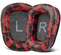 SOULWIT Almohadillas para Logitech G935/G933/G930/G432/G35 - Tormenta Roja | para G35/G930/G933/G935/G633/G635/G533/G430/G431/G432/G433/G332/G230/G231/G233 Auriculares