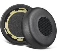 SOULWIT Almohadillas Piel de Cordero Repuesto para Jabra Evolve 75 (75UC 75MS 75SE) Auriculares Inalámbricos Estéreo Bluetooth, Almohadilla con Espuma de Alta Densidad para Aislamiento del Ruido