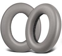 SOULWIT Almohadillas Piel de Cordero Repuesto para Sennheiser HDB 630/Momentum 4 Circumaurales Auriculares Inalámbricos, Recambio Almohada con Espuma de Alta Densidad para la Cancelación del Ruido