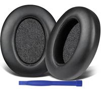 SOULWIT Almohadillas Piel de Cordero Repuesto para Sony WH-XB910 XB910N Extra Bass Cancelación de Ruido Auriculares, Almohadillas Cascos con Espuma de Aislamiento de Ruido - Negro