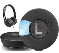 SOULWIT Almohadillas Profesionales de Gel Refrescante para Beats EP Wired On-Ear Auriculares, Almohadillas con Espuma de Alta Densidad para Aislamiento del Ruido-Negro
