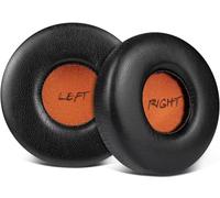 SOULWIT Almohadillas Profesionales de Repuesto para Jabra Revo Wireless Bluetooth/Wired Headphone, Recambio Almohada con Cuero Proteica Más Suave, Espuma Aislante del Ruido - Negro