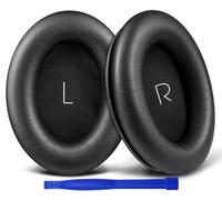 SOULWIT Almohadillas Reemplazo para JBL Tour One/Tour One M2 Wireless Over-Ear Noise Cancelling Auriculares, Almohadillas Almohadillas con Proteína de Cuero Más Suave, Espuma de Aislamiento de Ruido