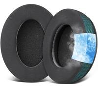 SOULWIT Almohadillas Refrigerantes HyperX Cloud (2/3/3S/1/Alpha/Pro) | También para Cloud Core/Alpha(S/Pro)/Flight(2/S)/Stinger(2/2 Core/S), CloudX 1/Stinger(Core)/Flight