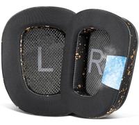 SOULWIT Almohadillas Refrigerantes para Logitech G935/G933 - Negro Dorado | para G35/G930/G933/G935/G633/G635/G533/G430/G431/G432/G433/G332/G230/G231/G233 Auriculares