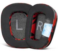SOULWIT Almohadillas Refrigerantes para Logitech G935/G933 - Tormenta Roja | para G35/G930/G933/G935/G633/G635/G533/G430/G431/G432/G433/G332/G230/G231/G233 Auriculares