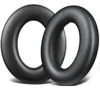 SOULWIT Almohadillas Repuesto de Cuero Proteína para Sennheiser HDB 630/Momentum 4 Circumaurales Auriculares Inalámbricos, Recambio Almohada con Espuma de Alta Densidad para Aislamiento del Ruido