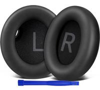 SOULWIT Almohadillas Repuesto para Anker Soundcore Space One (S1) Auriculares, No para Space One Pro, Recambio Almohada Cascos con Cuero Proteico Más Suave, Espuma Aislante del Ruido