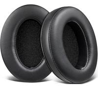 SOULWIT Almohadillas Repuesto para ATH M50X/M40X, HyperX Cloud I/II/III/Pro/Flight/Alpha, SteelSeries Arctis 3/5/7/9X/Pro, Turtle Beach Stealth 420X/600/700, Sony MDR 7506/V6/V7