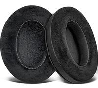 SOULWIT Almohadillas Repuesto para Audio-Technica ATH M50X/M40X, para HyperX Cloud/Flight/Alpha, para SteelSeries Arctis 3/5/7/9X/Pro, para Turtle Beach Stealth 420X/600/700, para Sony MDR 7506