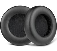 SOULWIT Almohadillas Repuesto para Beyerdynamic MMX100/MMX150/MMX200 Gaming Auriculares, Almohadillas Cascos con Suave Proteína de Cuero, Espuma de Alta Densidad - Negro
