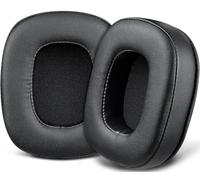 SOULWIT Almohadillas Repuesto para Havit H2002d Gaming Auriculares, Recambio Almohada con Cuero Proteica Suave, Espuma de Alta Densidad - Negro