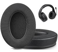 SOULWIT Almohadillas Repuesto para HyperX Cloud Stinger Core Wireless/CloudX Stinger/Cloud Stinger Core 7.1 Juego Auriculares, Almohadillas con Espuma de Memoria de Alta Densidad - MF Negro