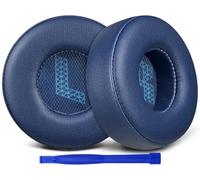 SOULWIT Almohadillas Repuesto para JBL Live 670NC On-Ear(No Compatibles con Tune 670NC) Auriculares, Almohada con Cuero Proteica Suave y Espuma de Alta Densidad Aislamiento del Ruido - Azul Marino